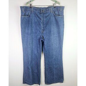 Vintage 70's Levi's for Men Orange Tab, Wide Leg, Mid-Wash, Size 46 X 29